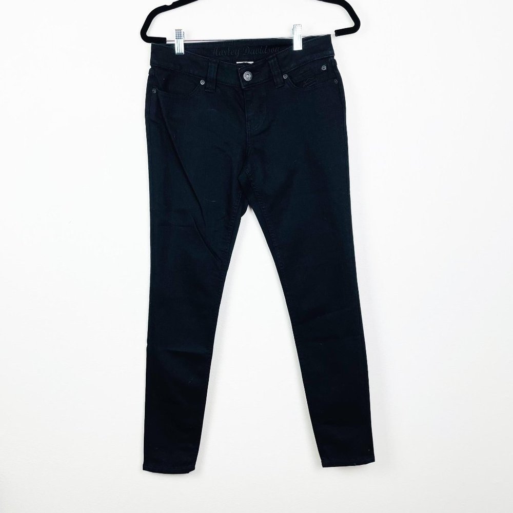 NWOT Harley Davidson Skinny Leg Black Jeans